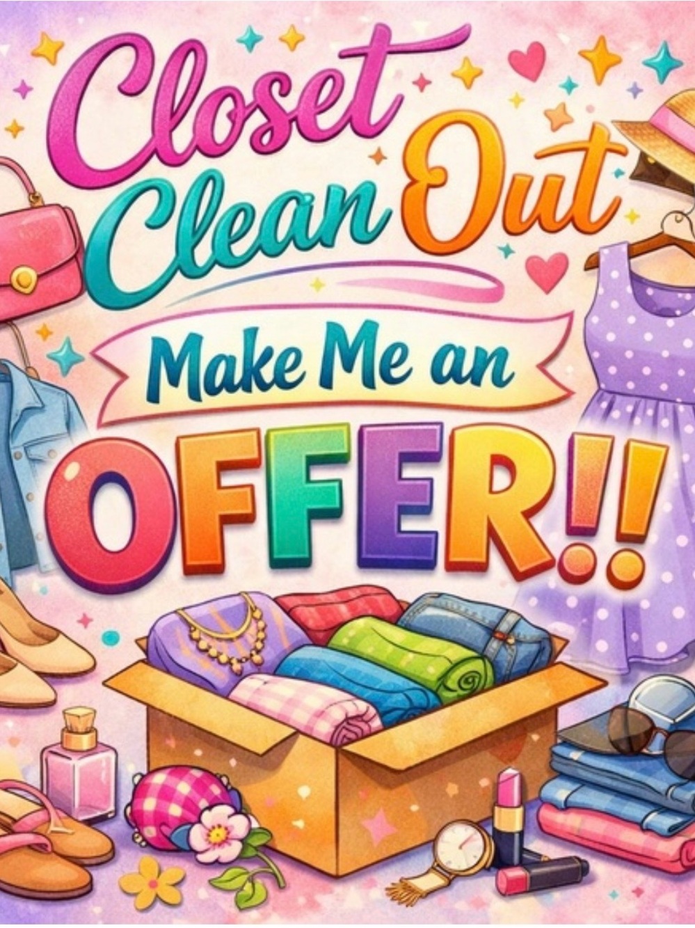 Closet Clean Out - Make Me an Offer